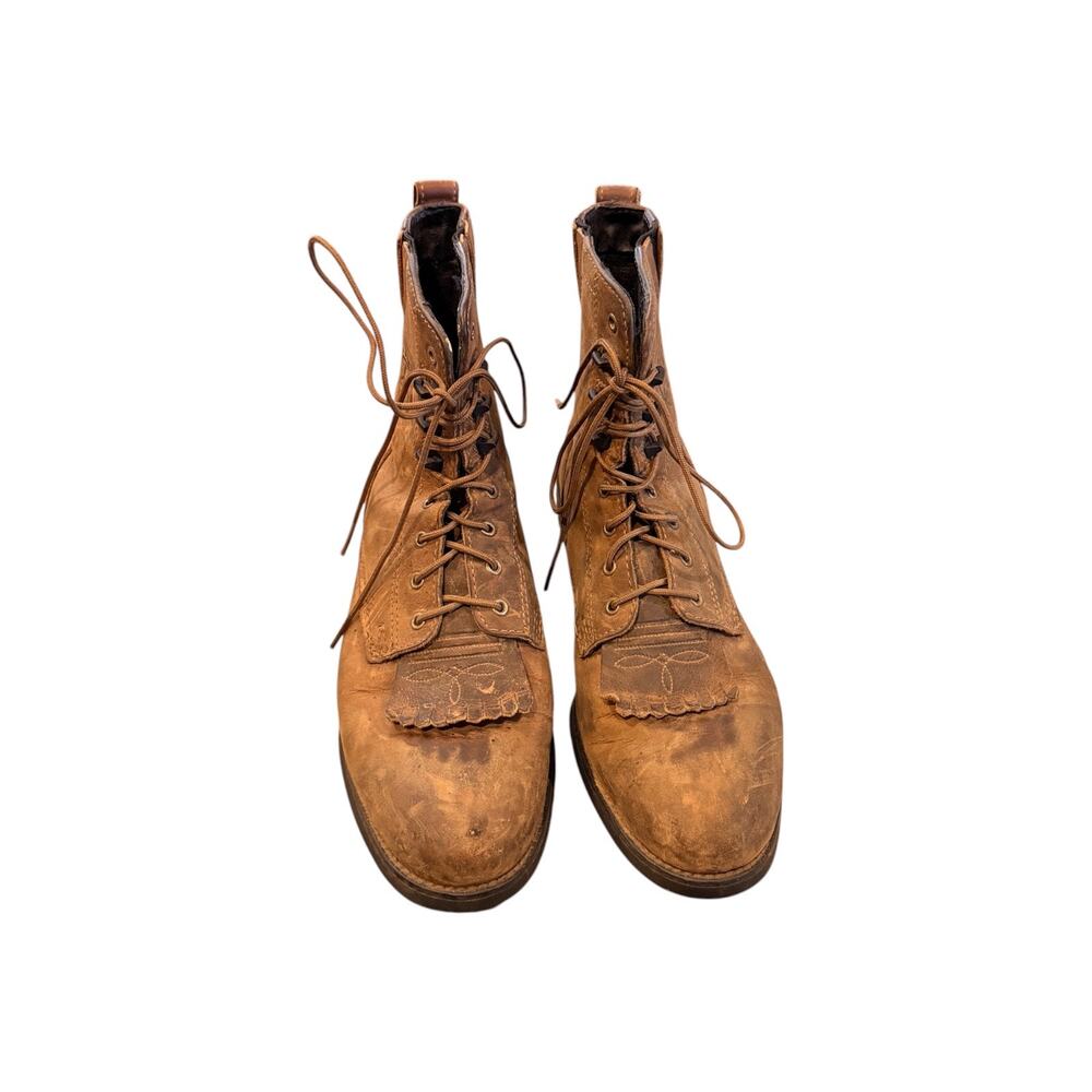 Ariat Women's Heritage Lacer Western Boots Sz. 8 Wide - Picture 4 of 9